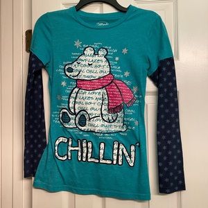 Long sleeve graphic tee